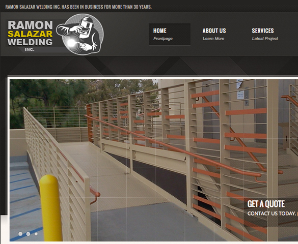 Ramon Welding Website Cover